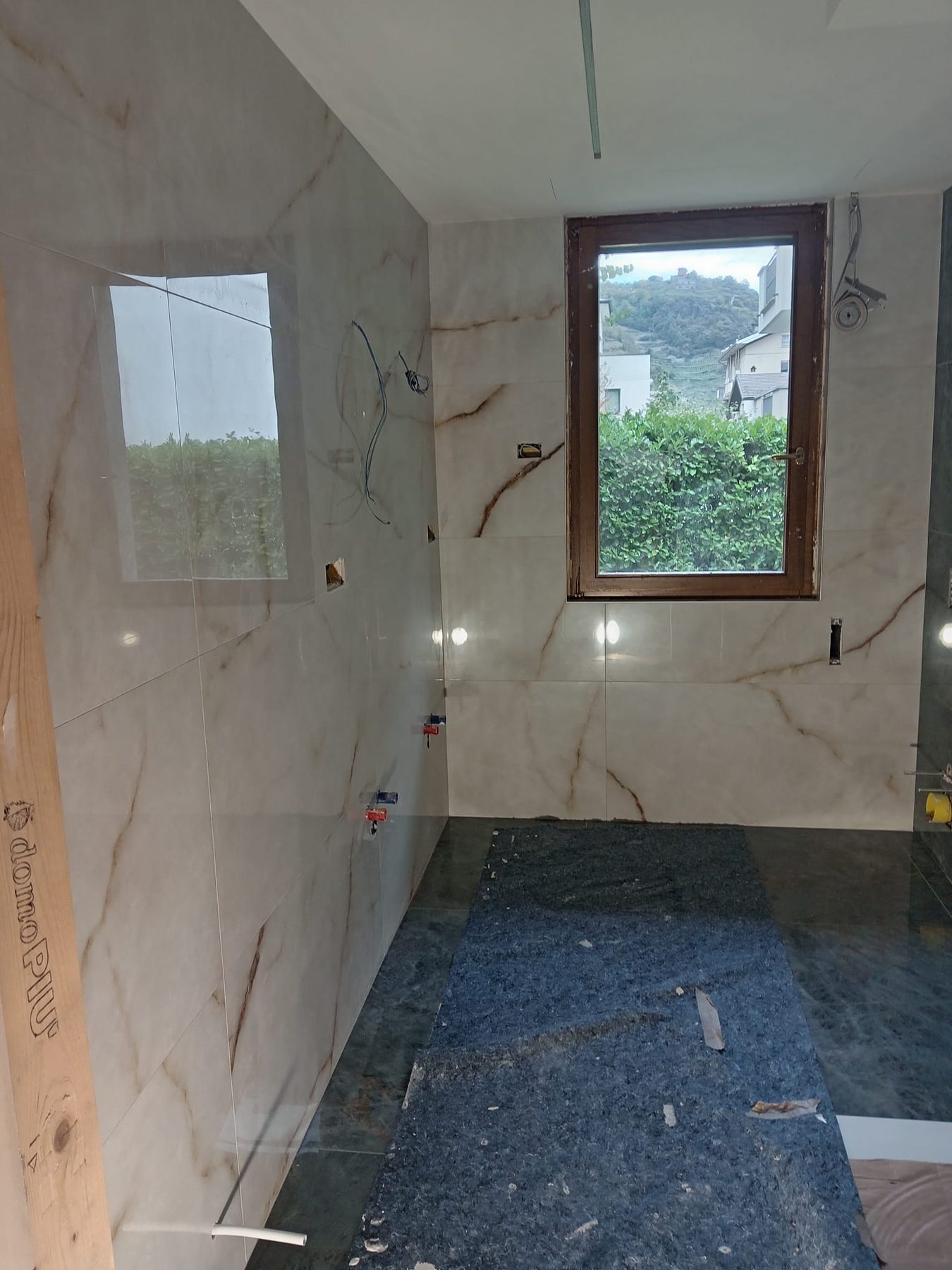 Bagno effetto marmo