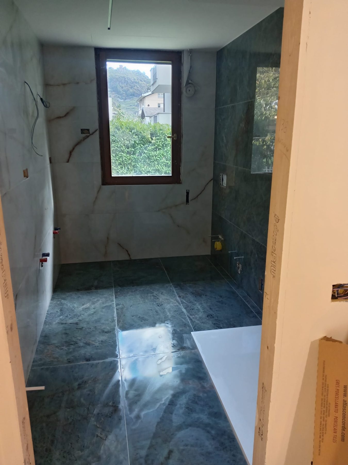 Bagno effetto marmo